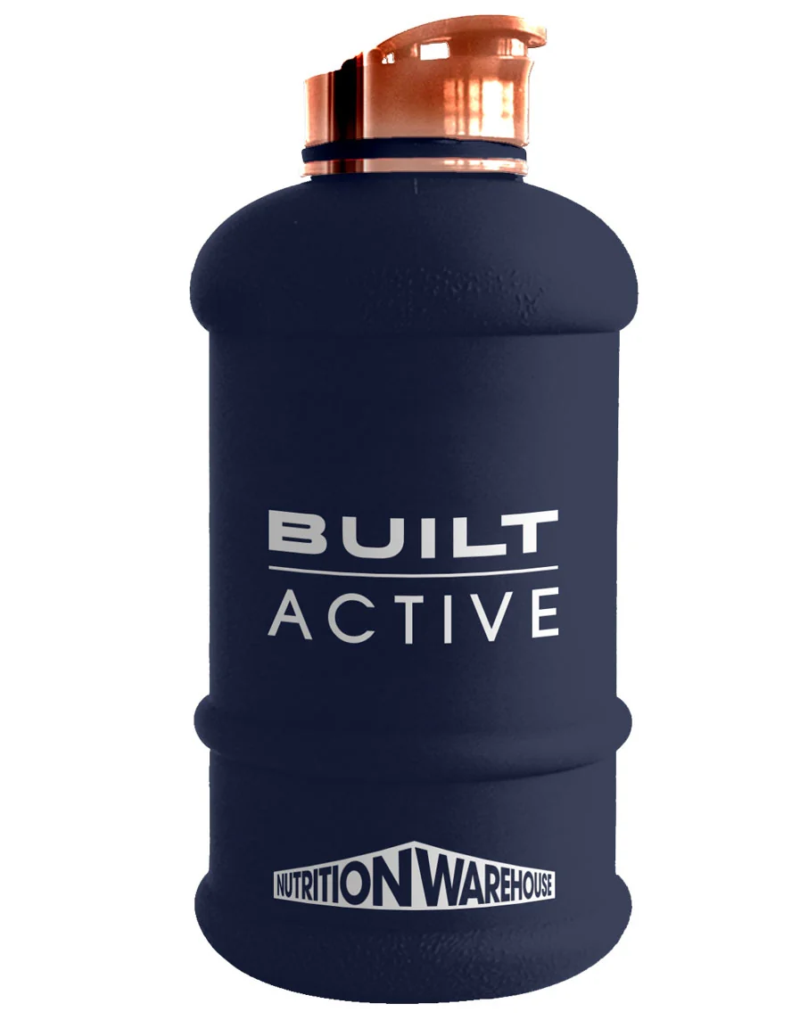 1.3 Litre Bottle (Built Active - Navy) by Nutrition Warehouse - Image 2