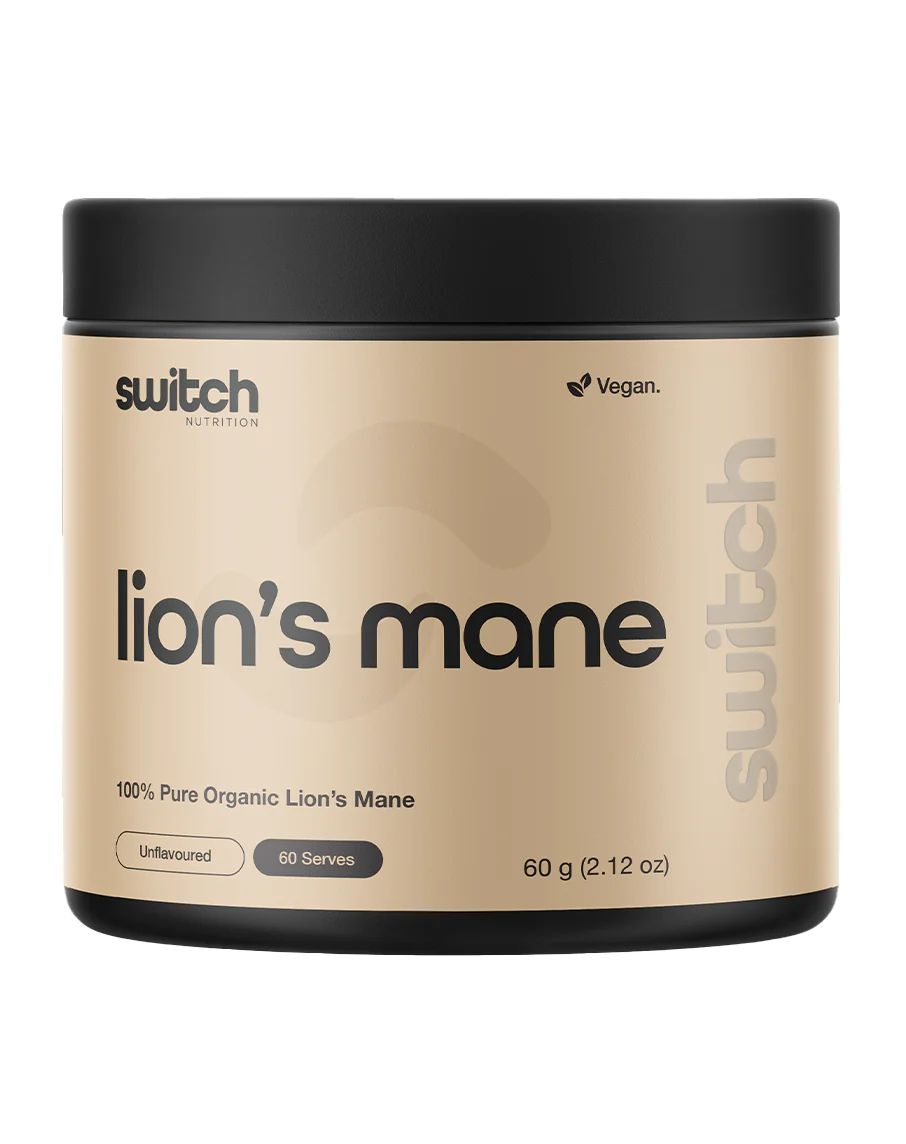 100% Pure Lions Mane by Switch Nutrition