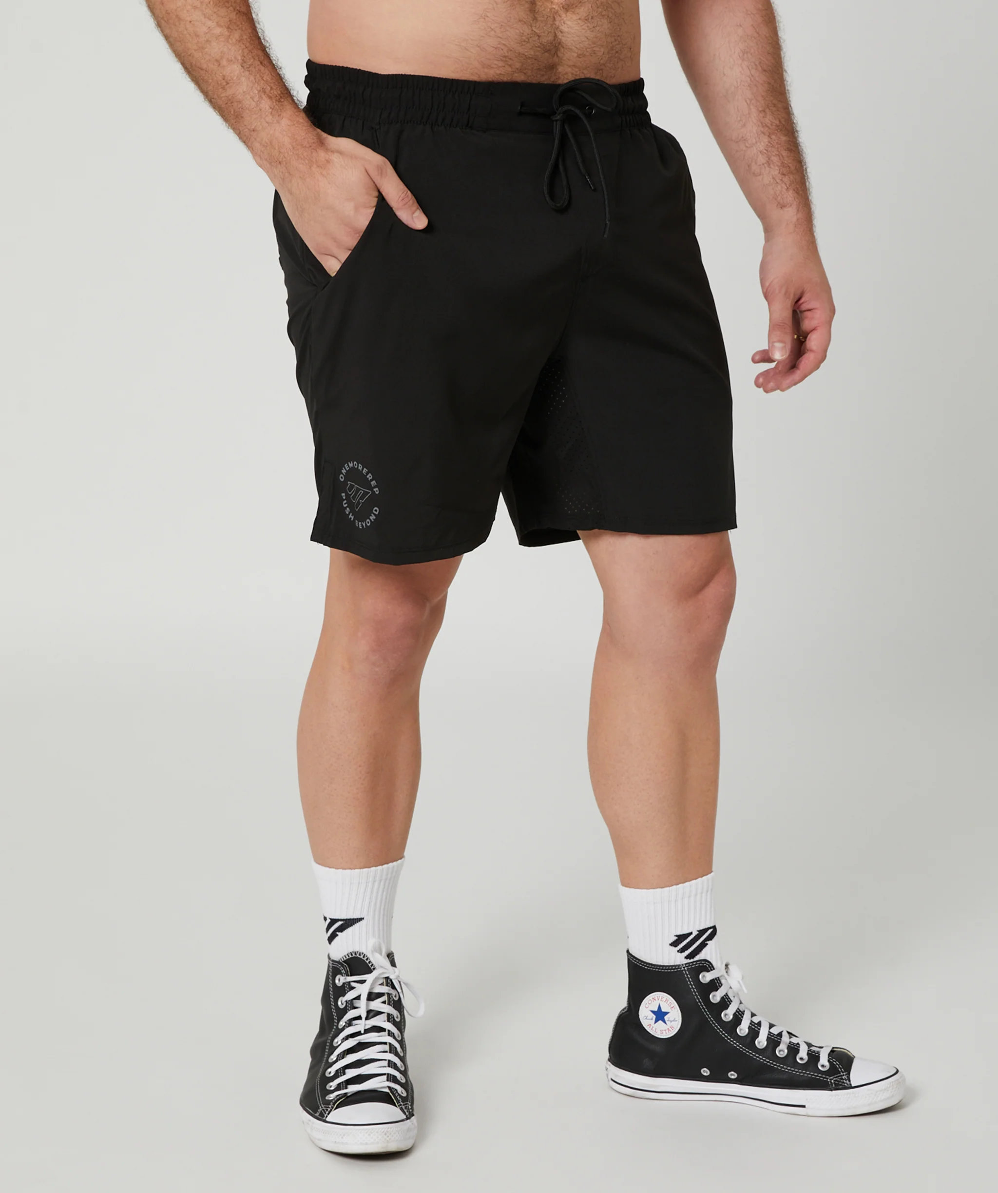 Adapt Training Shorts (Black) by OneMoreRep - Image 4