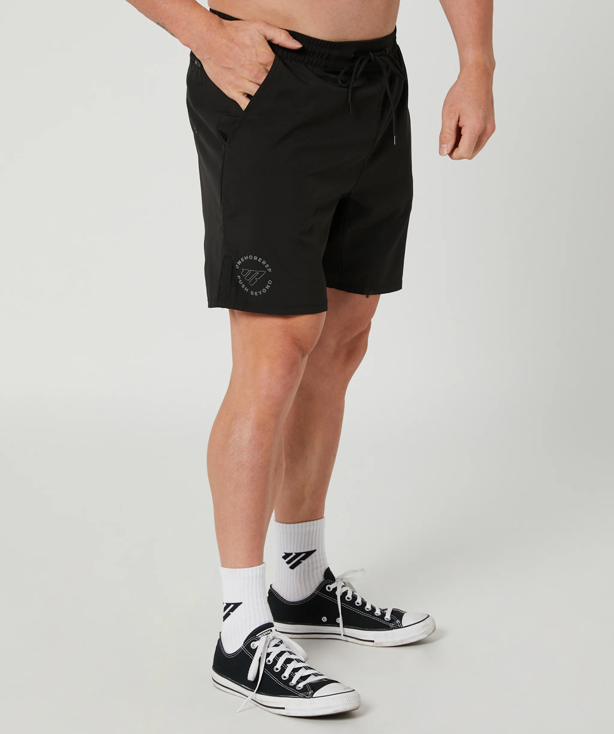 Adapt Training Shorts (Black) by OneMoreRep - Image 9