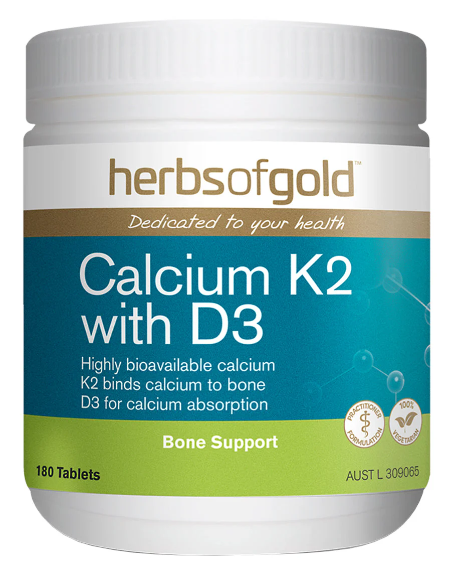 Calcium K2 with D3 by Herbs of Gold - Image 2