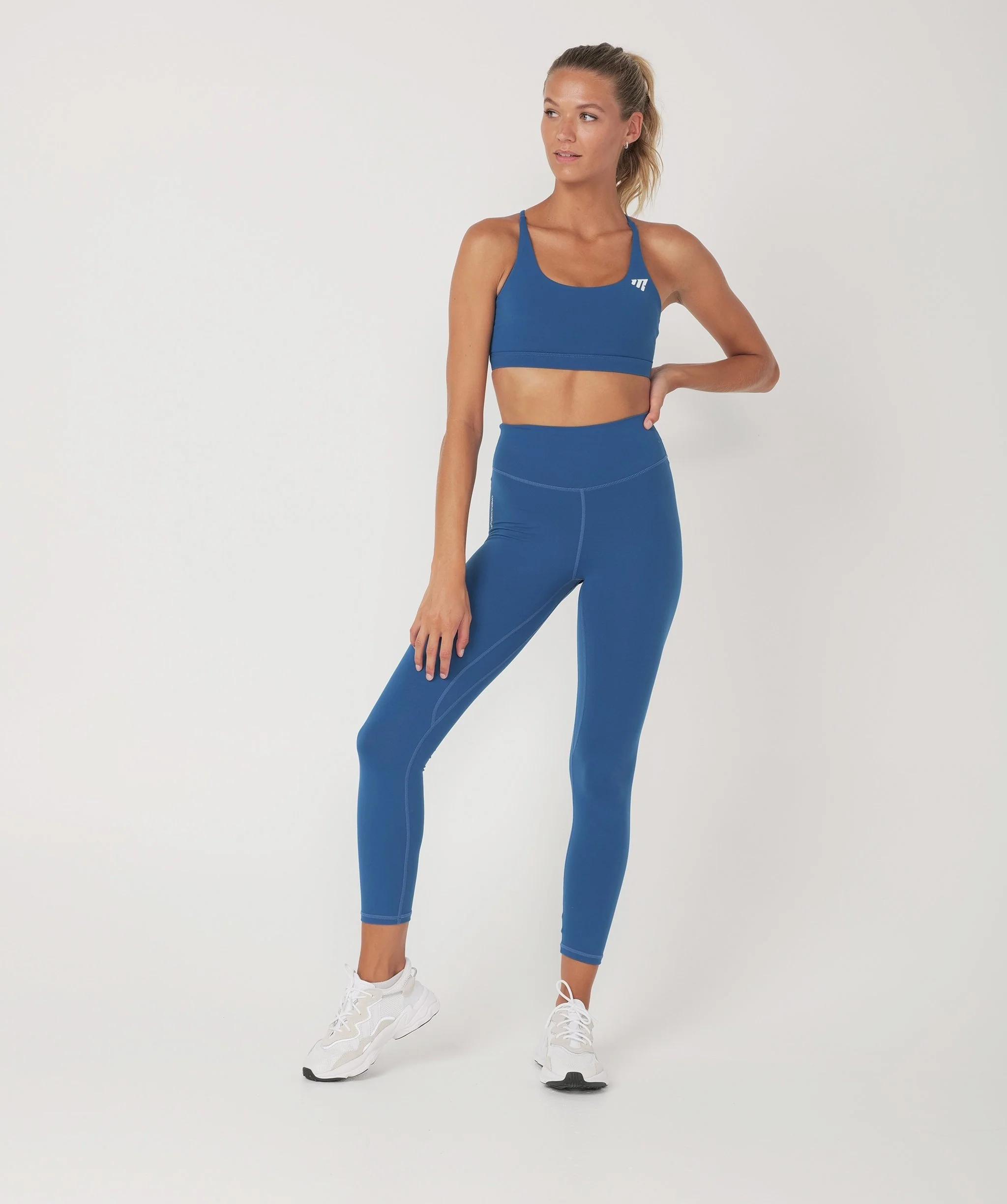 Core Strappy Sports Bra (Cobalt Blue) by OneMoreRep - Image 25