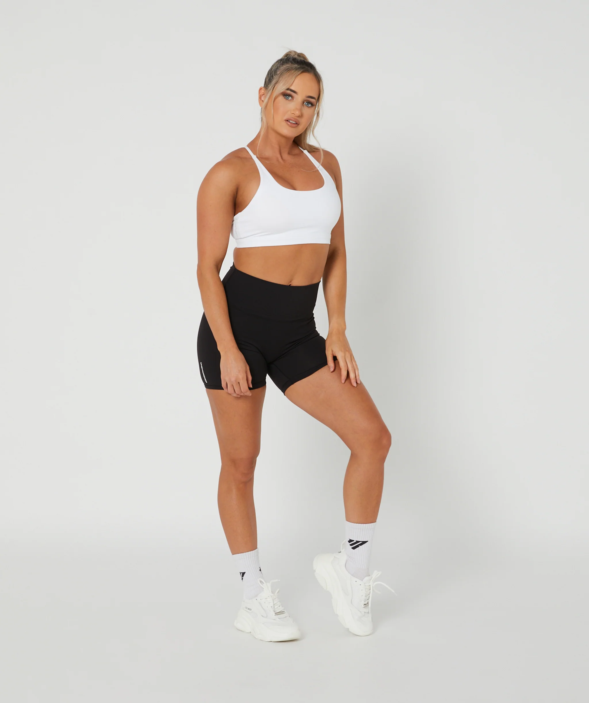 Core Strappy Sports Bra (White) by OneMoreRep - Image 2