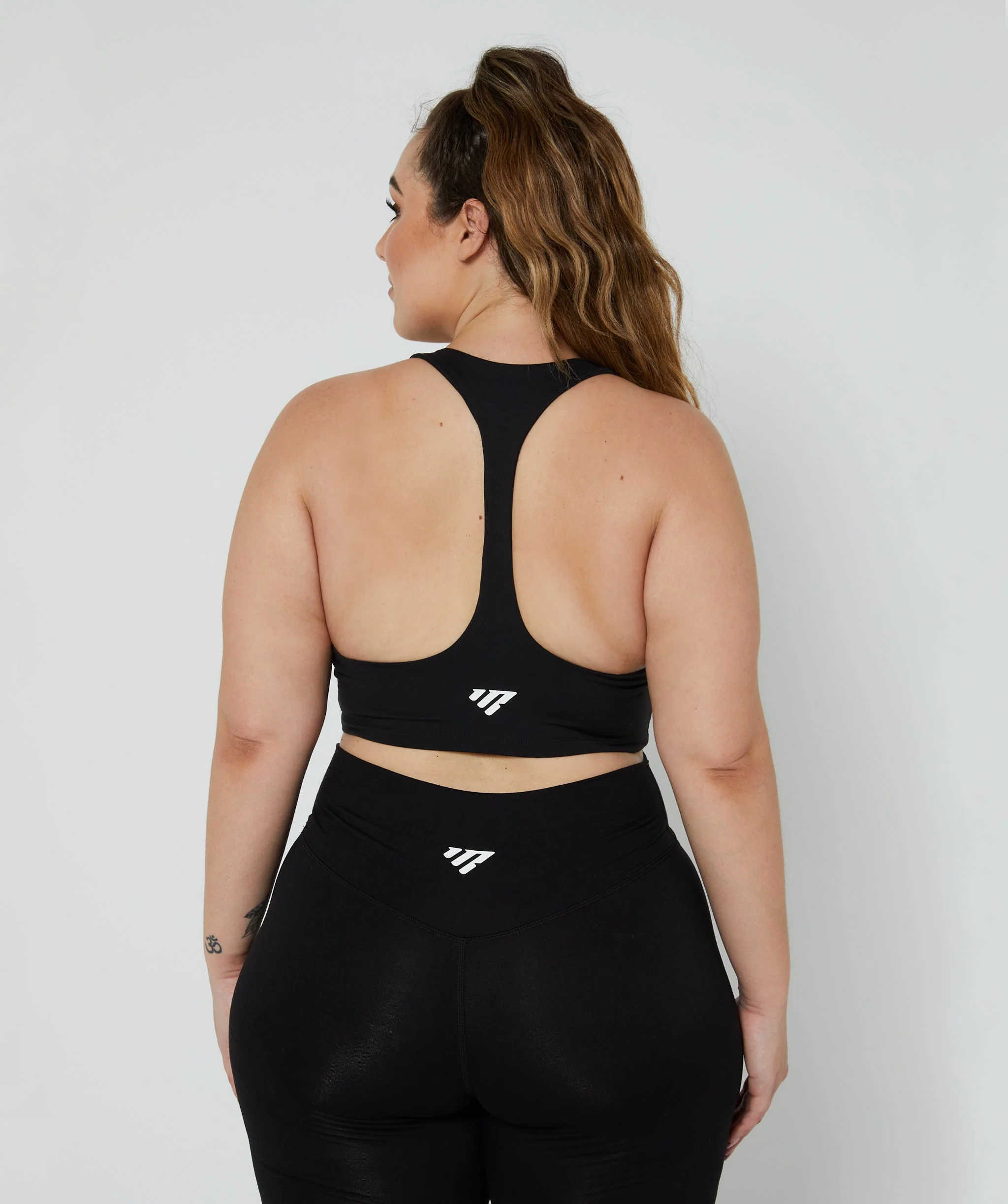 Force T-Back Sports Bra (Black) by OneMoreRep - Image 2