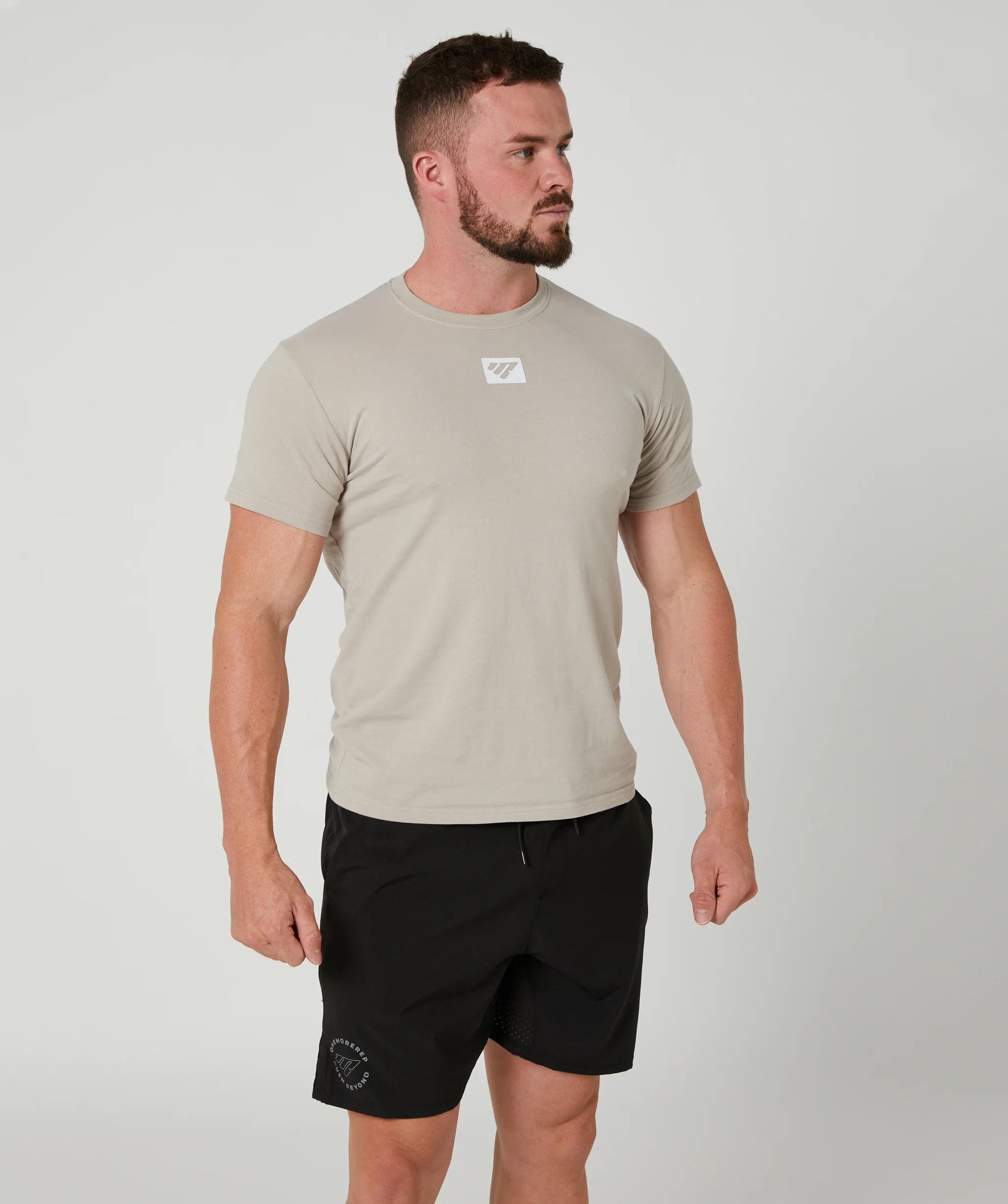Grit Tee (Stone) by OneMoreRep