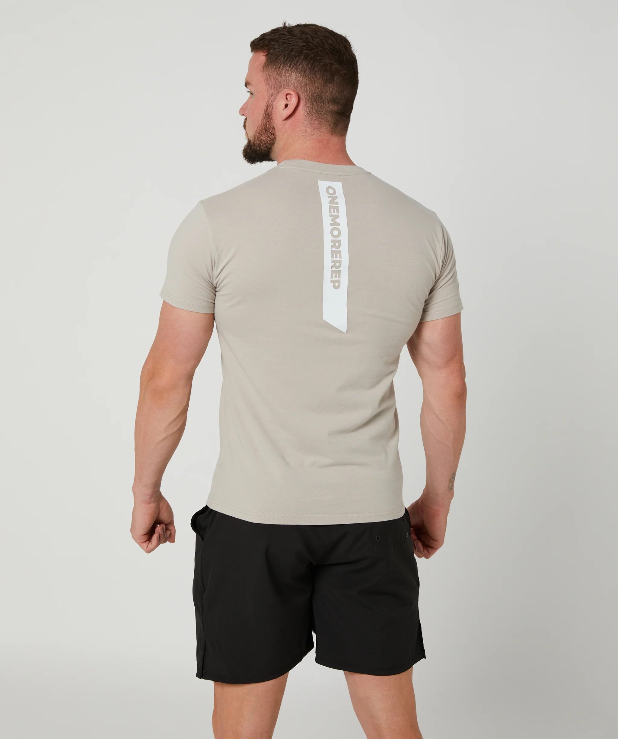 Grit Tee (Stone) by OneMoreRep - Image 2