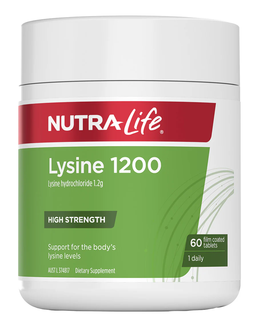 Lysine 1200mg Tablets by NutraLife