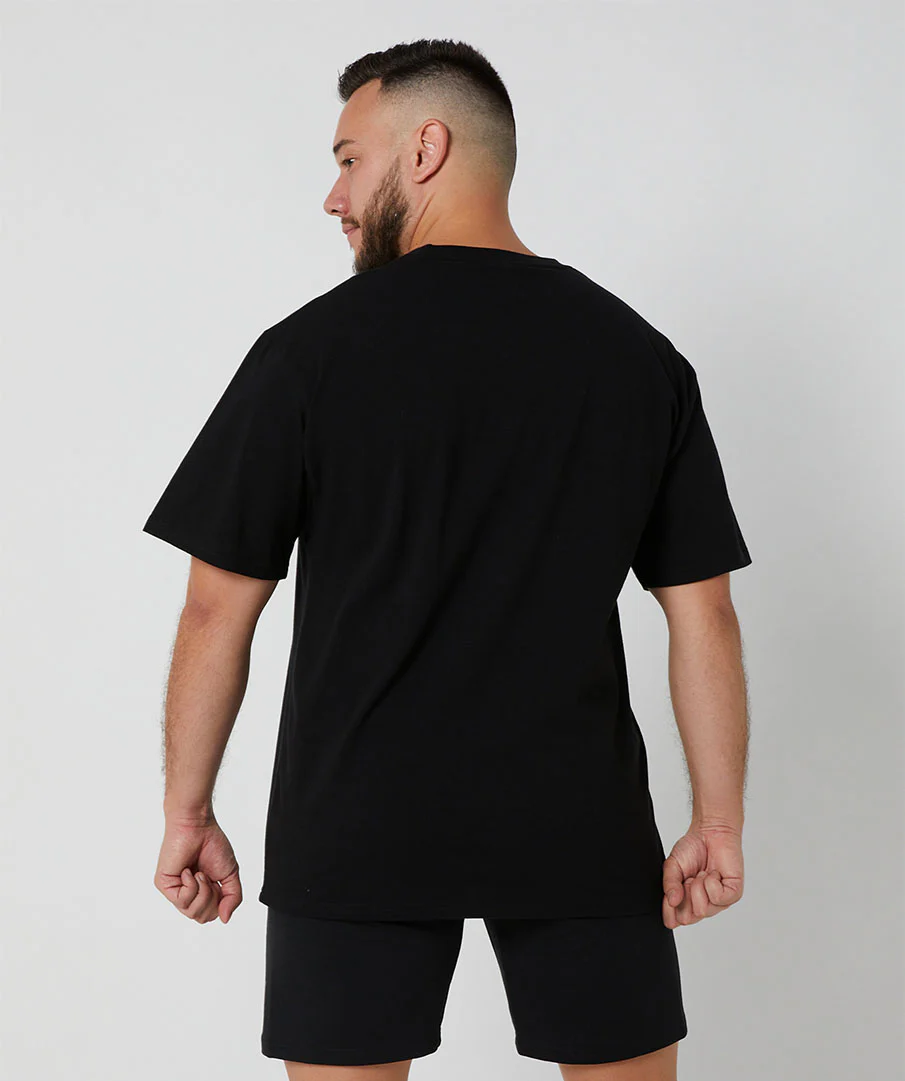 Oversized Pump Unisex Tee Black/White by OneMoreRep - Image 10