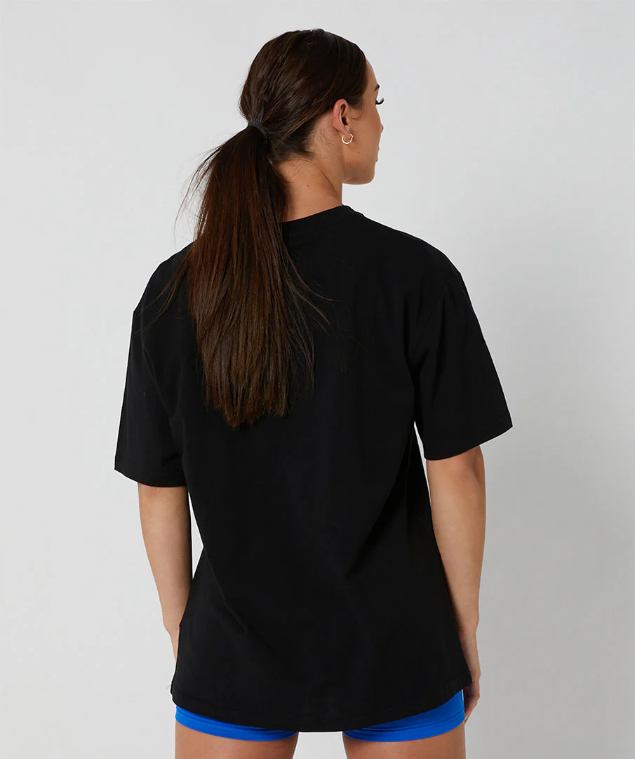 Oversized Pump Unisex Tee Black/White by OneMoreRep - Image 4