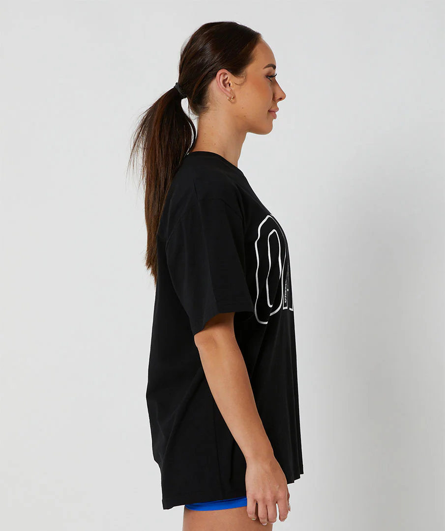 Oversized Pump Unisex Tee Black/White by OneMoreRep - Image 5