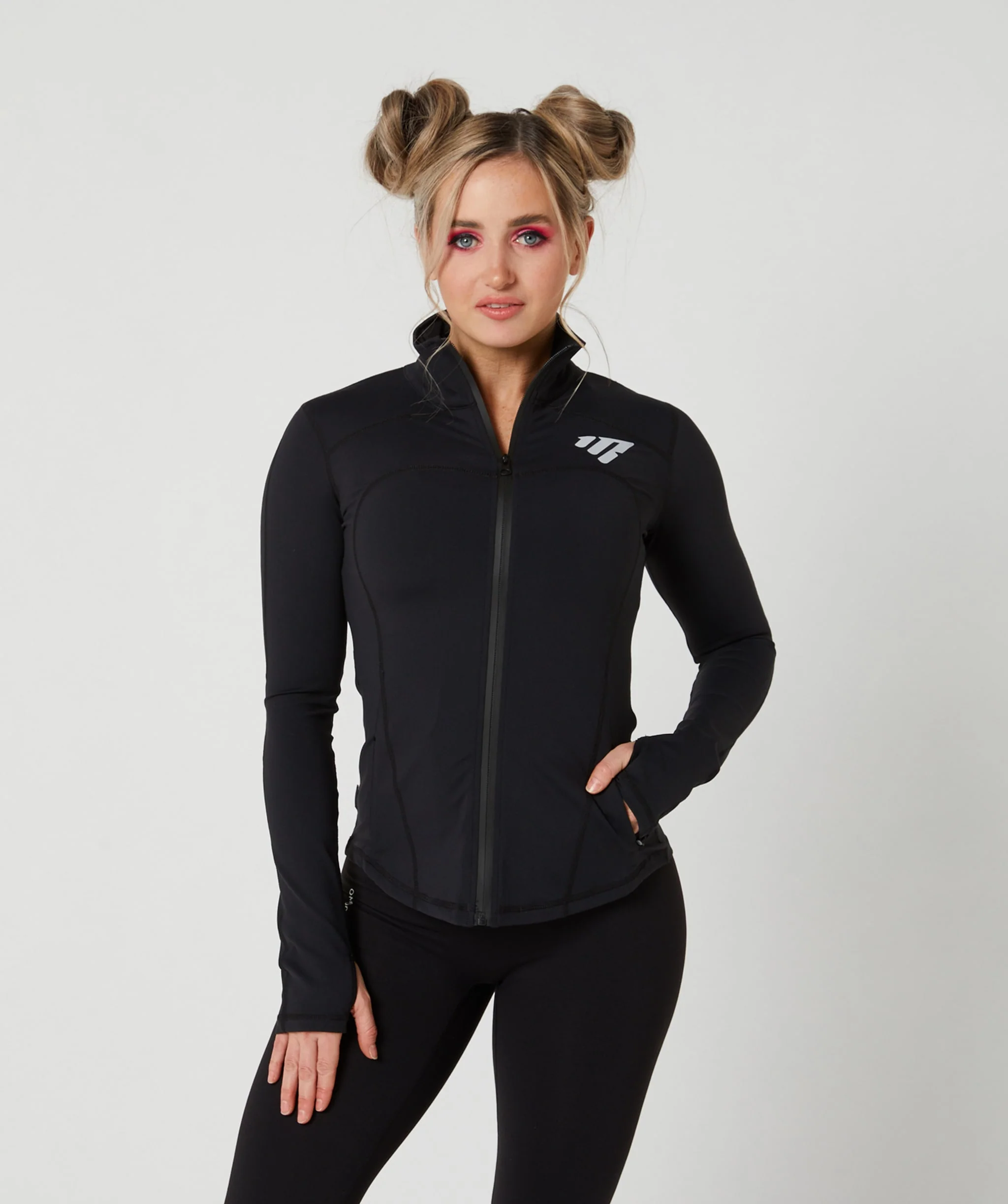 Performance Zip Jacket (Black) by OneMoreRep - Image 2