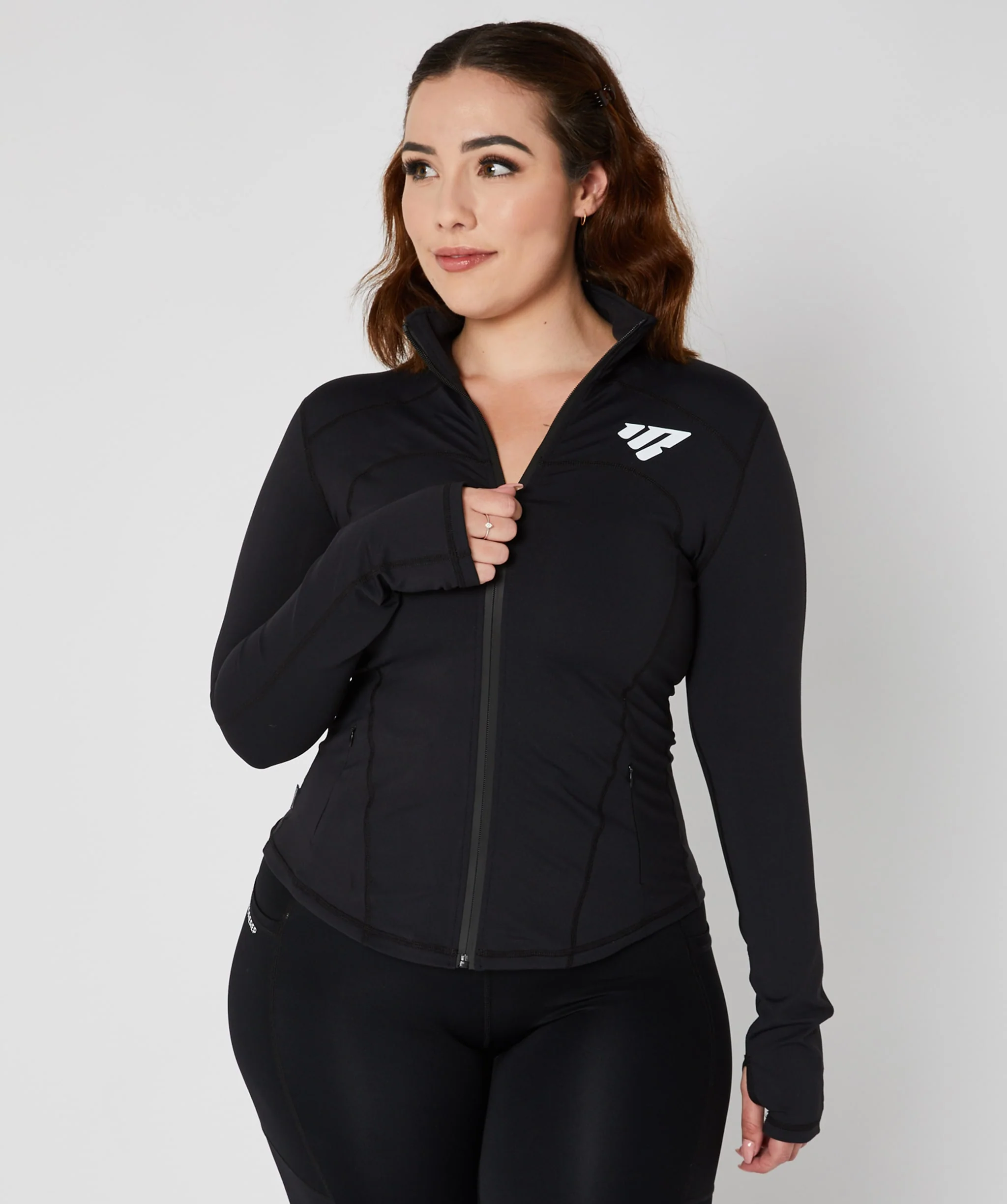 Performance Zip Jacket (Black) by OneMoreRep - Image 7