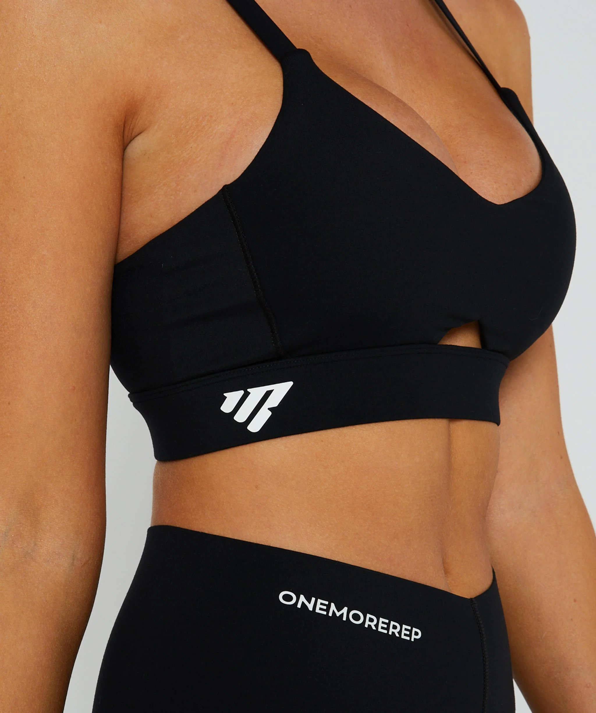 Sleek Keyhole Bra (Black) by OneMoreRep - Image 2