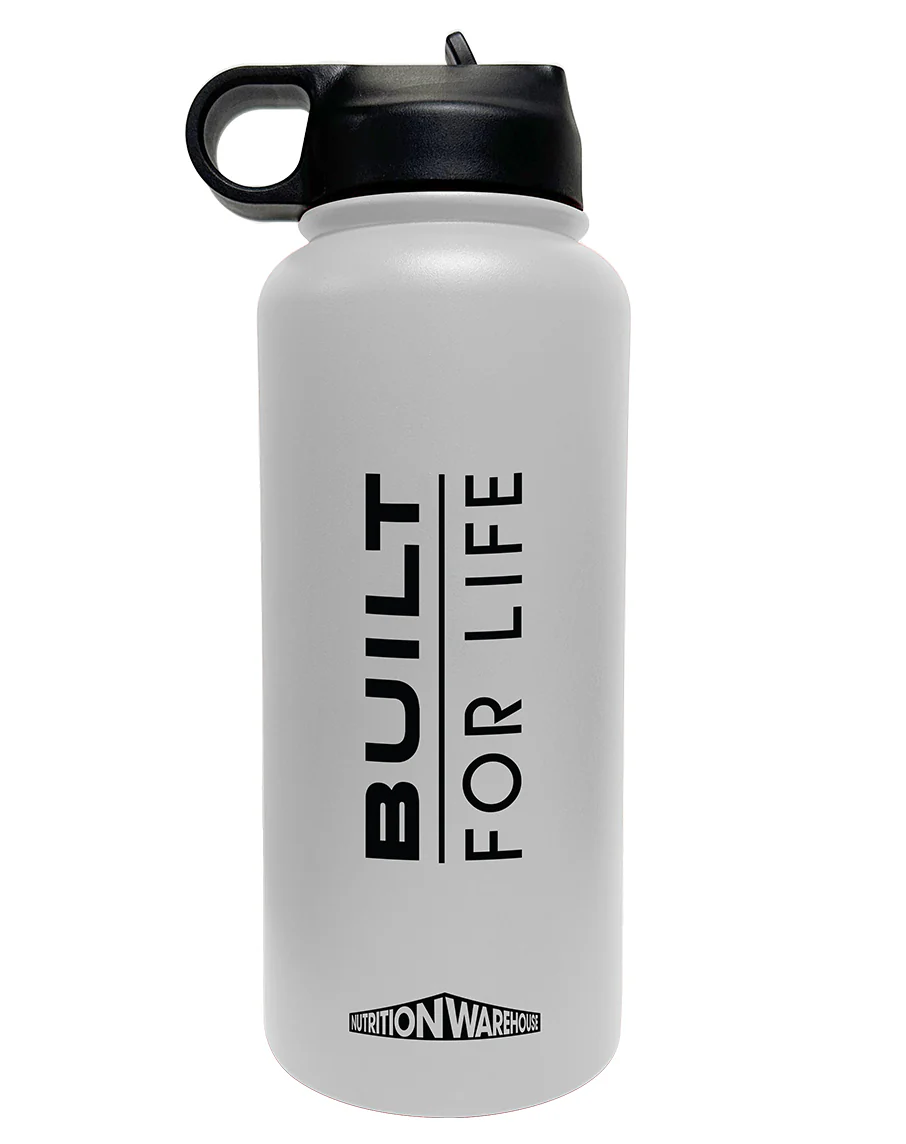 Stainless Steel Drink Bottle (Built For Life) by Nutrition Warehouse - Image 2