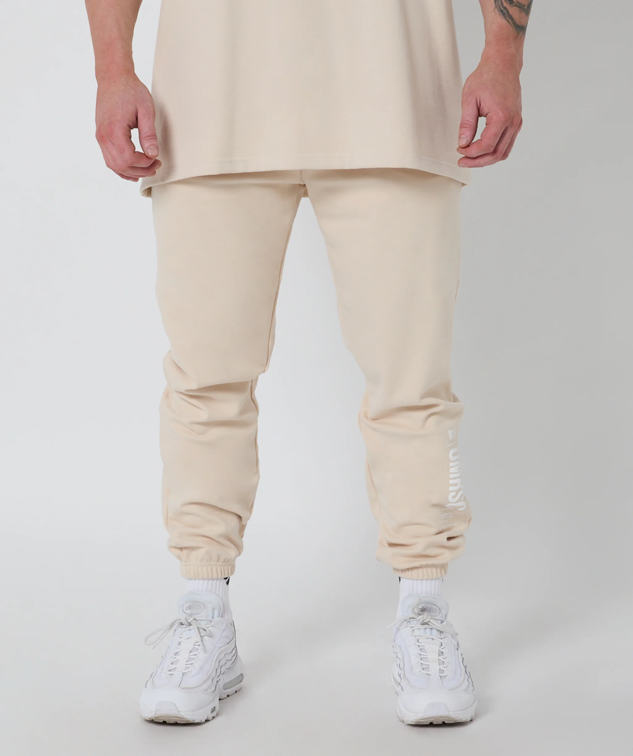 Strength Club Track Pants Bone by OneMoreRep - Image 9
