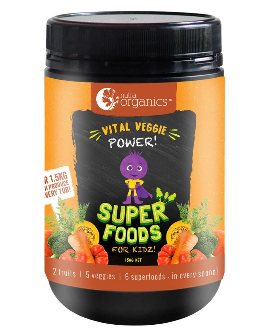 Super Foods for Kidz (Vital Veggie Power) by Nutra Organics - Image 2