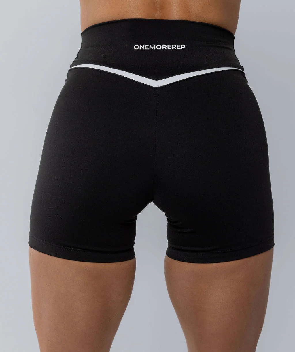 Two Tone Cross Shorts Black by OneMoreRep - Image 3