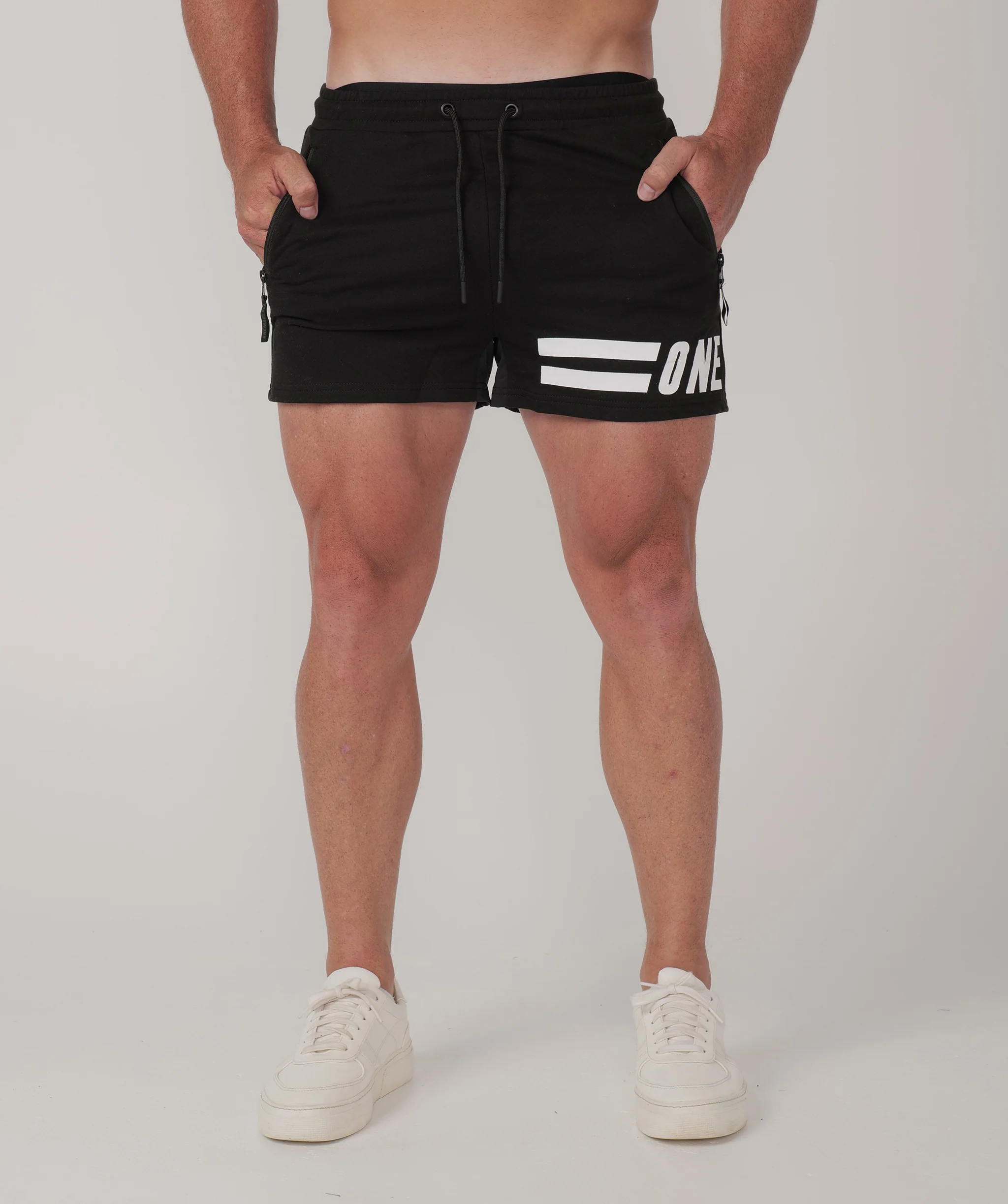 Unisex Muscle Shorts (Black) by OneMoreRep - Image 4