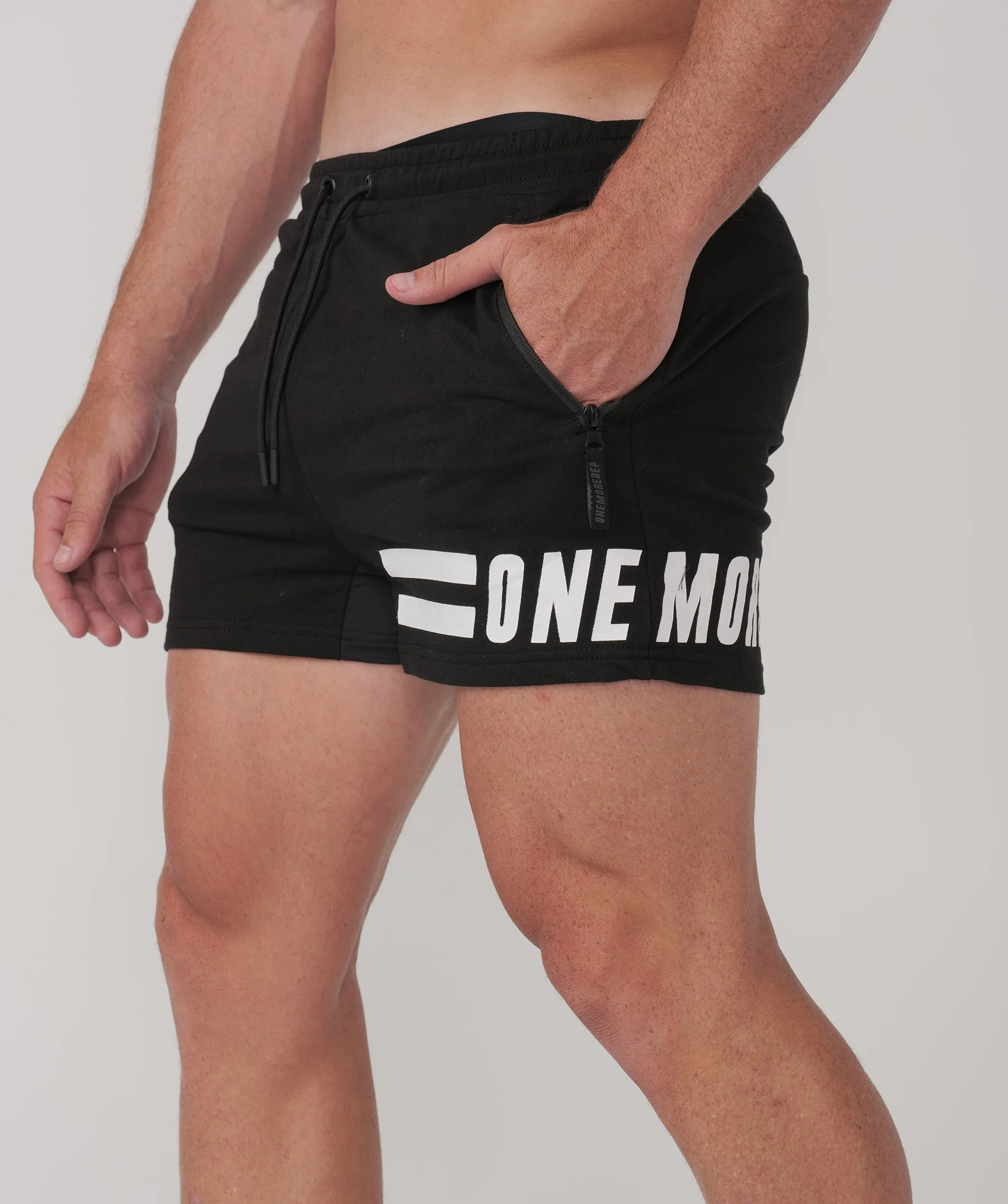 Unisex Muscle Shorts (Black) by OneMoreRep - Image 7